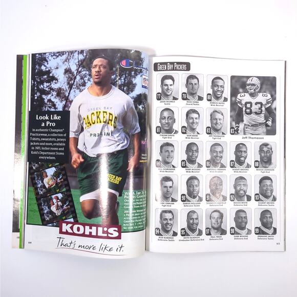 Miami Dolphins vs Green Bay Packers Game Day Program Magazine 1997 Jimmy Johnson - Picture 3 of 4